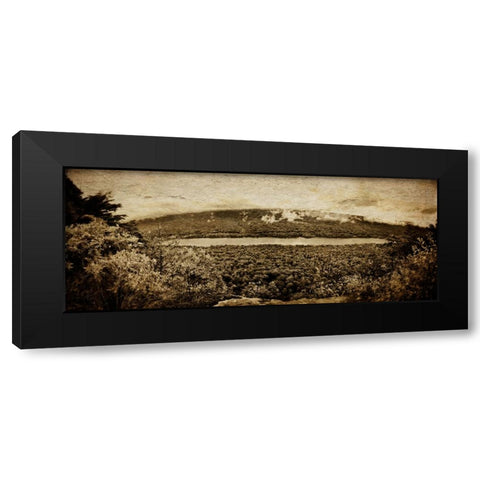 Prentice Overlook Pano Textured Black Modern Wood Framed Art Print by Lee, Rachel