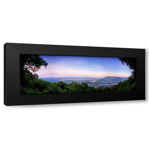 Raccoon to Lookout Black Modern Wood Framed Art Print by Lee, Rachel