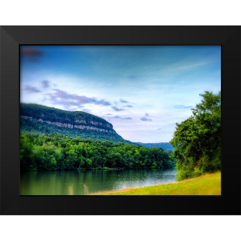 River Gorge 2 Black Modern Wood Framed Art Print by Lee, Rachel