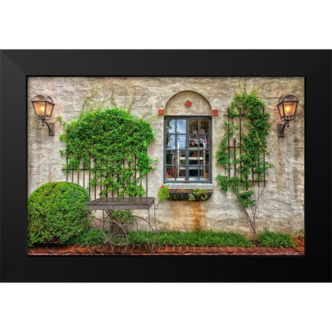 Scenic City 11 Black Modern Wood Framed Art Print by Lee, Rachel