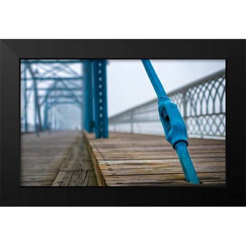 Scenic City 117 Black Modern Wood Framed Art Print by Lee, Rachel