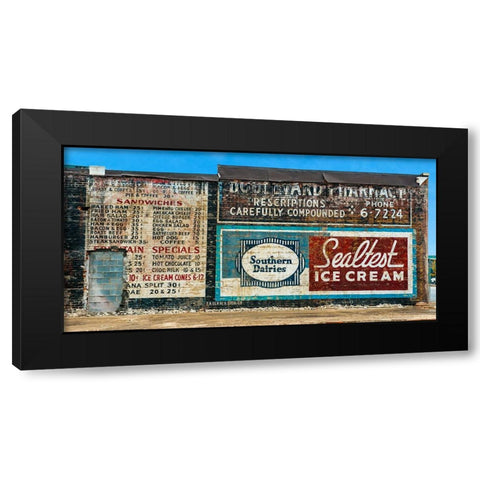 Scenic City 122 Black Modern Wood Framed Art Print by Lee, Rachel
