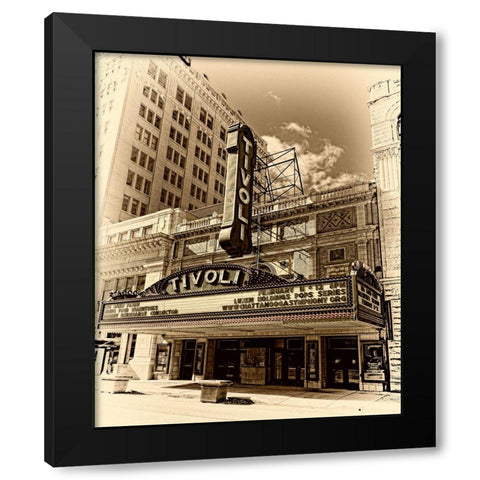 Scenic City 129 Black Modern Wood Framed Art Print by Lee, Rachel