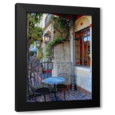 Scenic City 14 Black Modern Wood Framed Art Print with Double Matting by Lee, Rachel