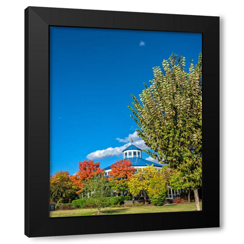 Scenic City 18 Black Modern Wood Framed Art Print by Lee, Rachel