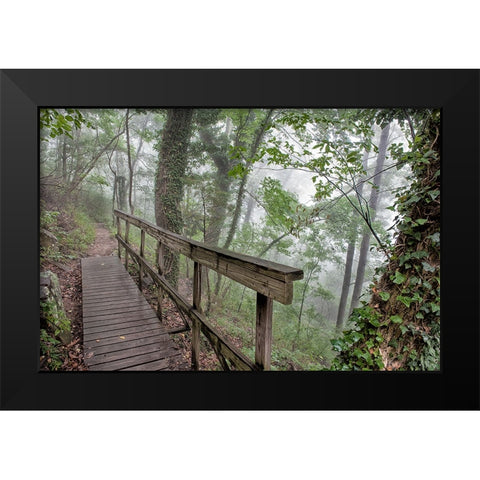 Scenic City 35 Black Modern Wood Framed Art Print by Lee, Rachel