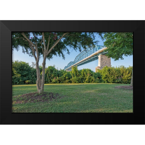Scenic City 46 Black Modern Wood Framed Art Print by Lee, Rachel