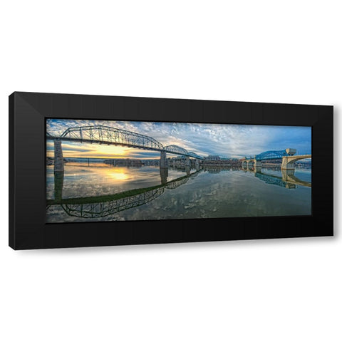 Scenic City 66 Black Modern Wood Framed Art Print by Lee, Rachel