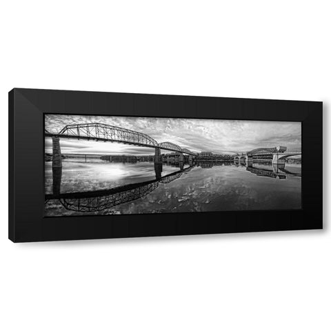 Scenic City 68 Black Modern Wood Framed Art Print by Lee, Rachel
