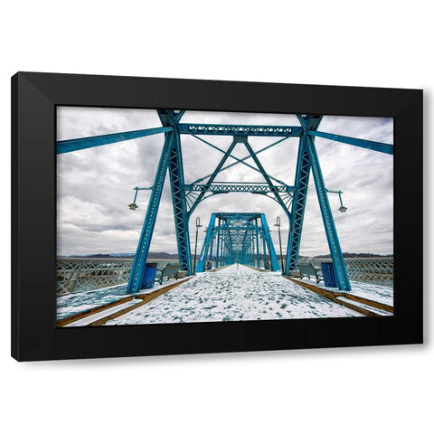 Scenic City 79 Black Modern Wood Framed Art Print by Lee, Rachel
