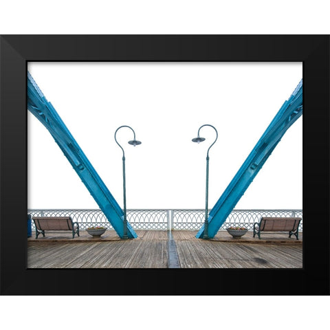 Scenic City 80 Horizontal Black Modern Wood Framed Art Print by Lee, Rachel