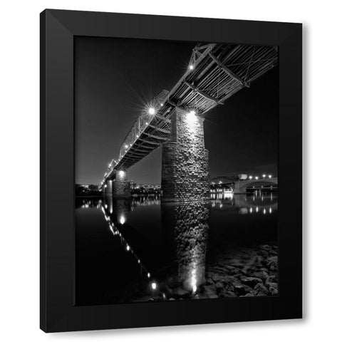 Scenic City 88 Black Modern Wood Framed Art Print by Lee, Rachel