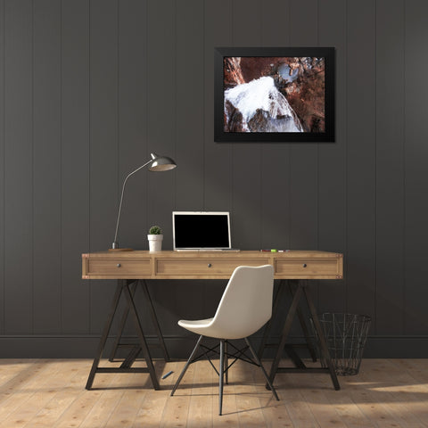 Signal Mountain Above 2 Black Modern Wood Framed Art Print by Lee, Rachel