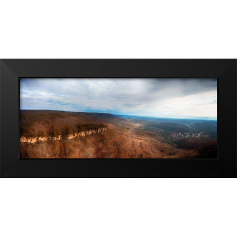 Signal Mountain Above 3 Black Modern Wood Framed Art Print by Lee, Rachel