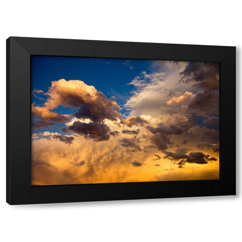 Sky 11 Black Modern Wood Framed Art Print with Double Matting by Lee, Rachel