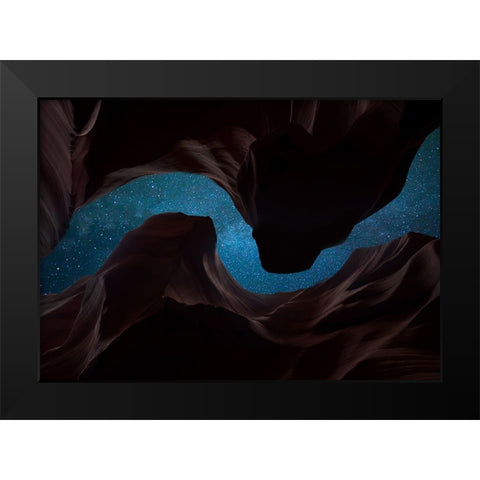 Sky 7 Black Modern Wood Framed Art Print by Lee, Rachel