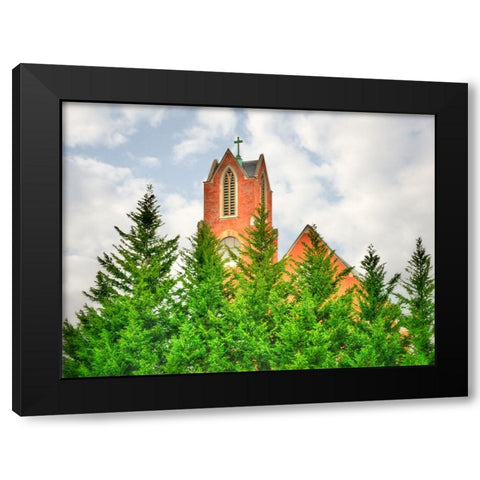 Sky is not the Limit Black Modern Wood Framed Art Print with Double Matting by Lee, Rachel
