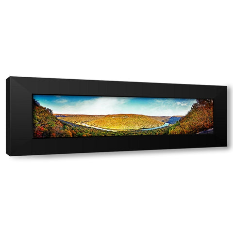 Snoopers Rock Pano Black Modern Wood Framed Art Print by Lee, Rachel