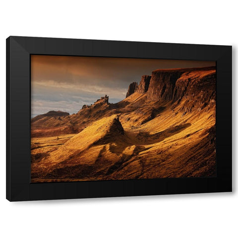 Southwest 2 Black Modern Wood Framed Art Print with Double Matting by Lee, Rachel