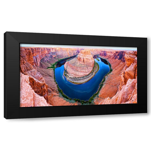 Southwest 8 Black Modern Wood Framed Art Print with Double Matting by Lee, Rachel