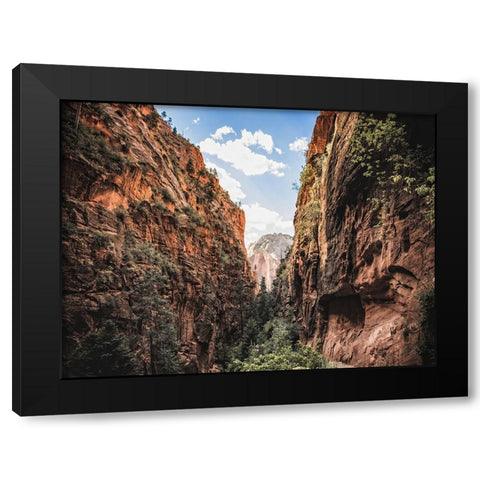 Southwest 9 Black Modern Wood Framed Art Print with Double Matting by Lee, Rachel