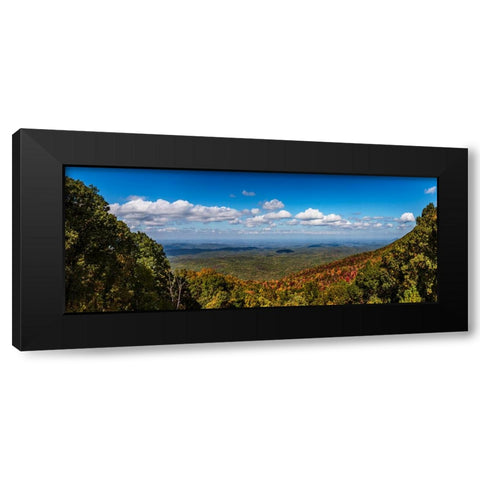 State Line Mountains Black Modern Wood Framed Art Print with Double Matting by Lee, Rachel