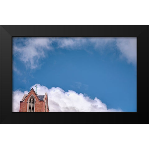 Steeple 1 Black Modern Wood Framed Art Print by Lee, Rachel
