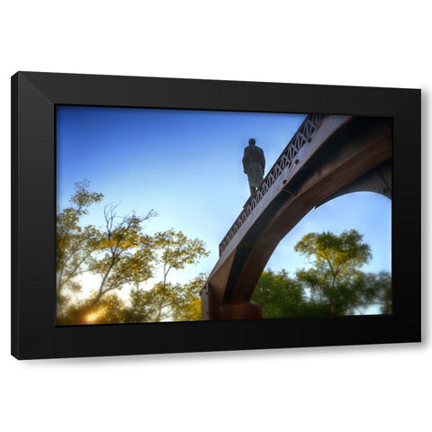 The Crossing Black Modern Wood Framed Art Print by Lee, Rachel