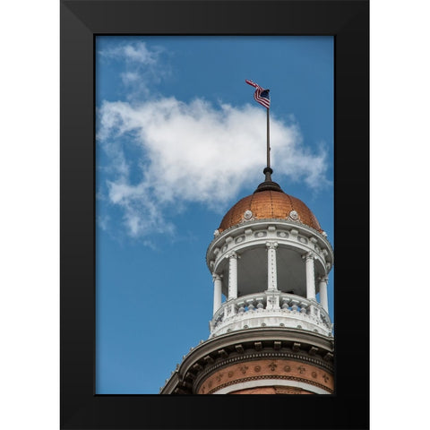 The Dome Black Modern Wood Framed Art Print by Lee, Rachel