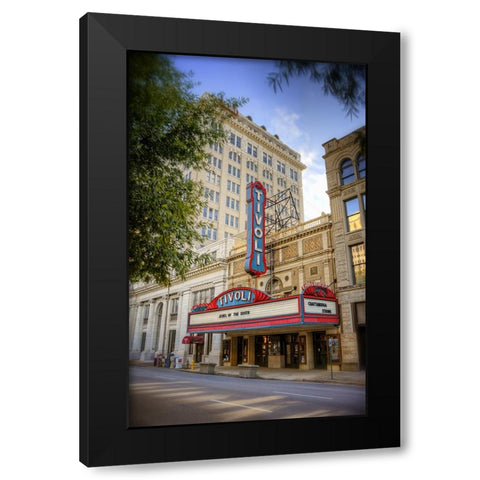 Tivoli Jewel of the South Black Modern Wood Framed Art Print with Double Matting by Lee, Rachel