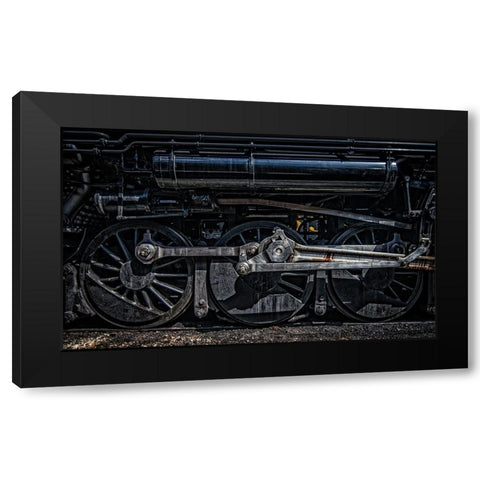 Train Detail 12 Black Modern Wood Framed Art Print by Lee, Rachel