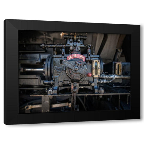 Train Detail 9 Black Modern Wood Framed Art Print with Double Matting by Lee, Rachel