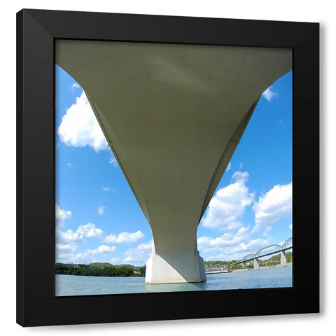 Under Market Black Modern Wood Framed Art Print by Lee, Rachel