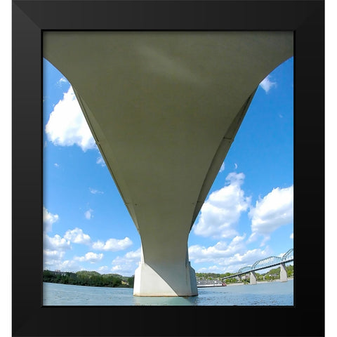 Under Market Black Modern Wood Framed Art Print by Lee, Rachel
