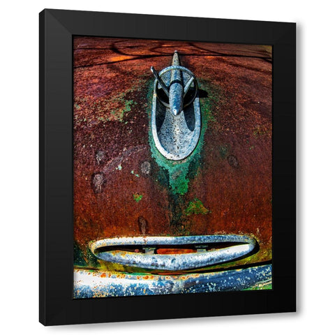 V Rocket Black Modern Wood Framed Art Print by Lee, Rachel
