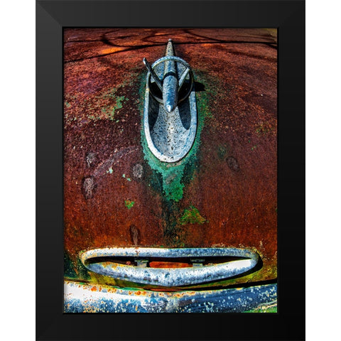 V Rocket Black Modern Wood Framed Art Print by Lee, Rachel