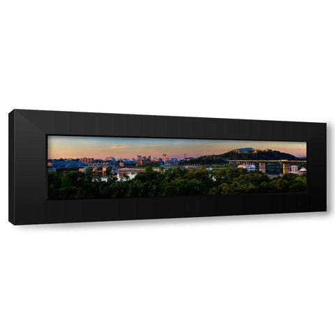 View To Rosss Landing Black Modern Wood Framed Art Print with Double Matting by Lee, Rachel