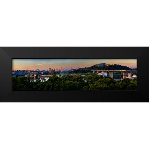 View To Rosss Landing Black Modern Wood Framed Art Print by Lee, Rachel