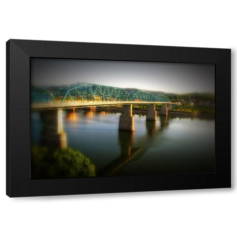 Walnut From Hunter Black Modern Wood Framed Art Print by Lee, Rachel