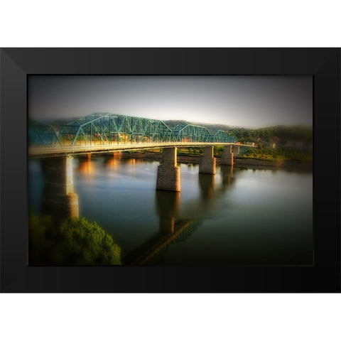 Walnut From Hunter Black Modern Wood Framed Art Print by Lee, Rachel