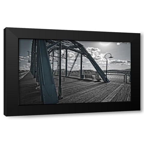 Walnut Sideview Lightwash Black Modern Wood Framed Art Print by Lee, Rachel