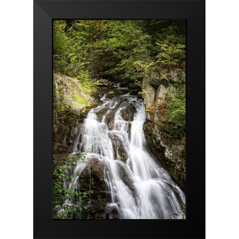 Waterfall 12 Black Modern Wood Framed Art Print by Lee, Rachel