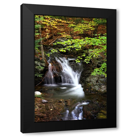 Waterfall 14 Black Modern Wood Framed Art Print with Double Matting by Lee, Rachel