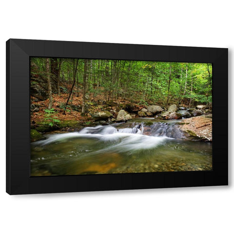 Waterfall 15 Black Modern Wood Framed Art Print by Lee, Rachel