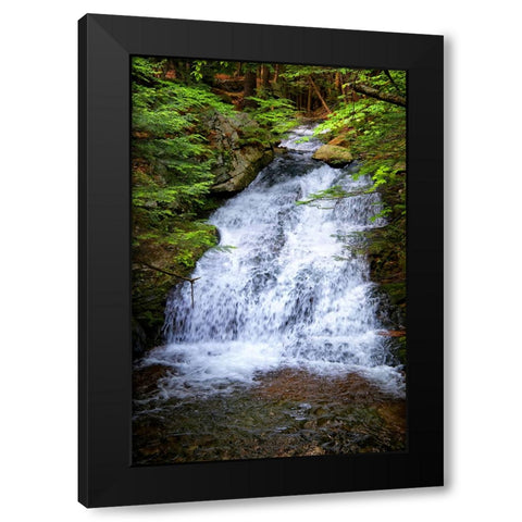 Waterfall 5 Black Modern Wood Framed Art Print by Lee, Rachel