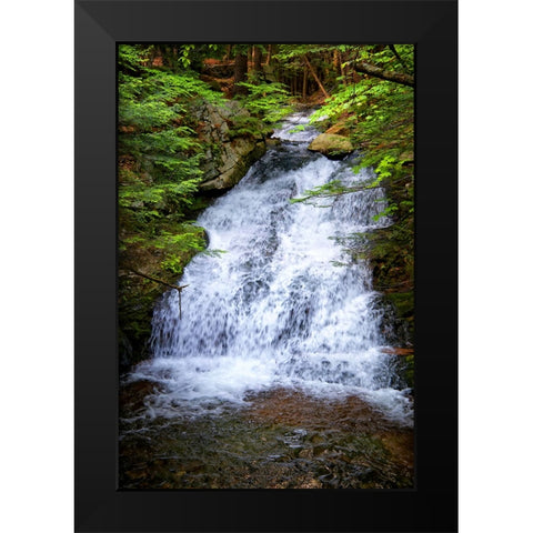 Waterfall 5 Black Modern Wood Framed Art Print by Lee, Rachel