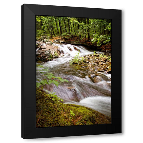 Waterfall 9 Black Modern Wood Framed Art Print by Lee, Rachel