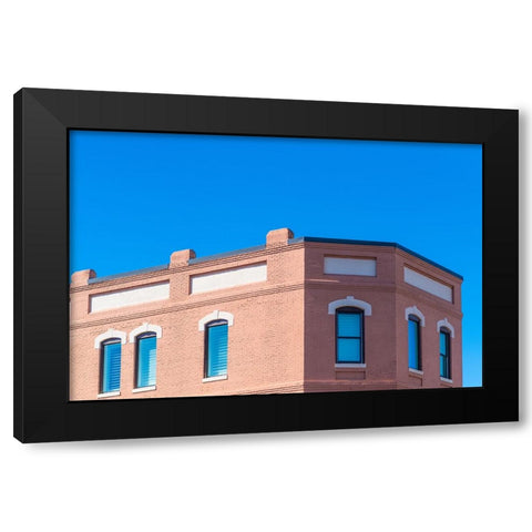 Blue Sky Black Modern Wood Framed Art Print by Malone, Will