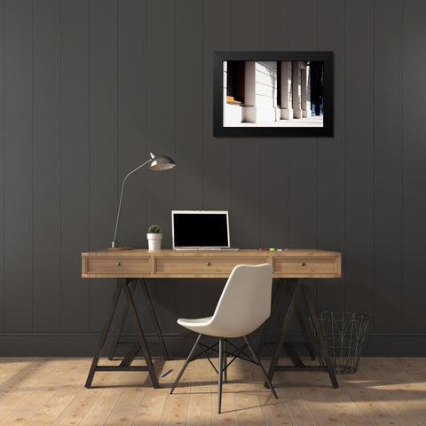 Light and Shadow Black Modern Wood Framed Art Print by Malone, Will