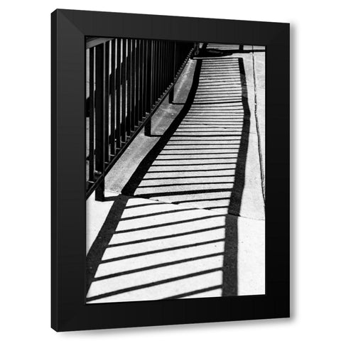 Shadows Black Modern Wood Framed Art Print by Malone, Will
